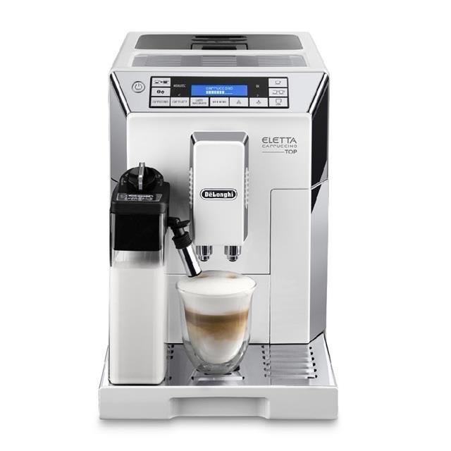 DeLonghi 迪朗奇 ECAM45.760.W御白型 全自動義式咖啡機 1年保固限期贈2磅咖啡豆+真空儲豆罐