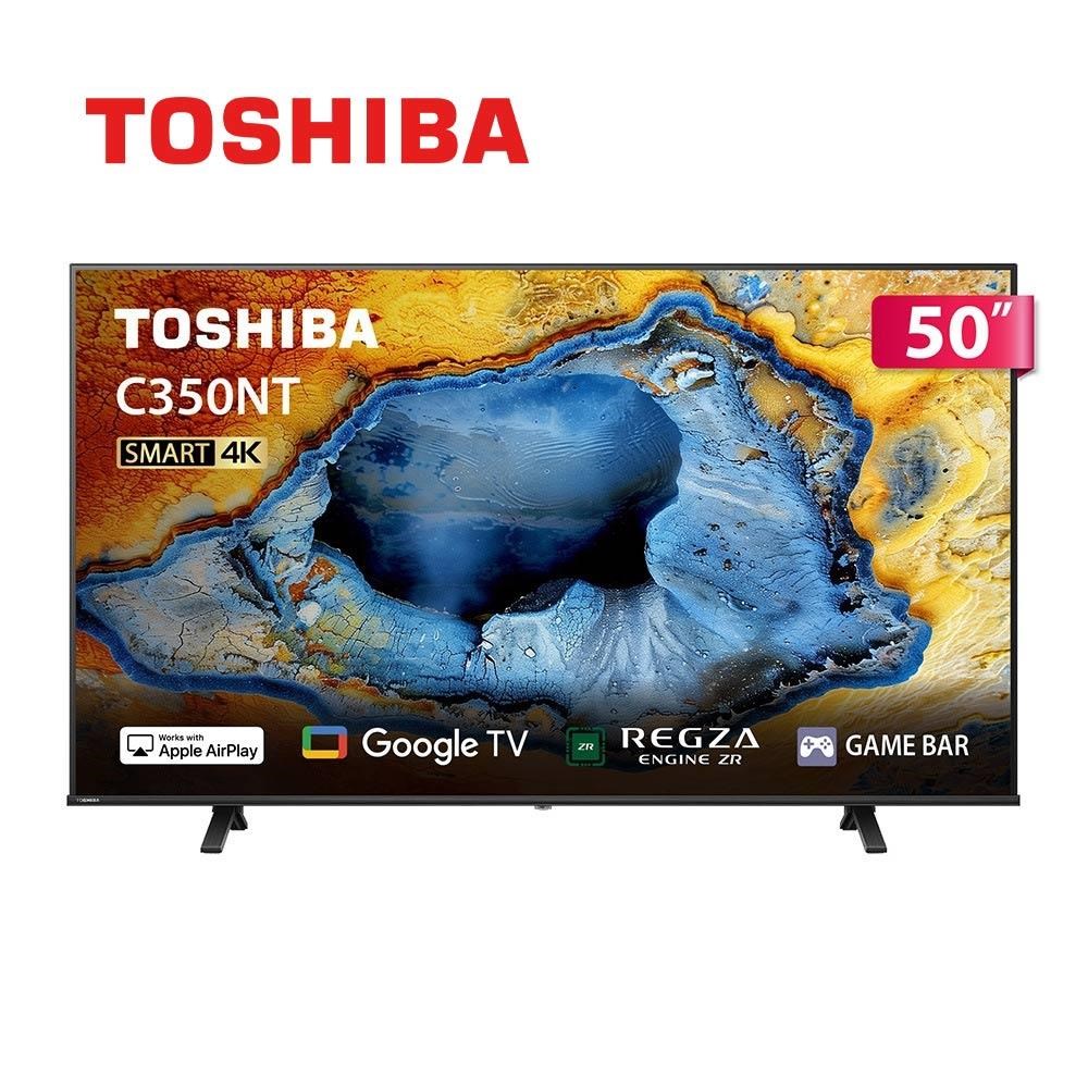 TOSHIBA 東芝50型《LED》4K GOOGLE TV液晶顯示器50C350NT - PChome 24h購物