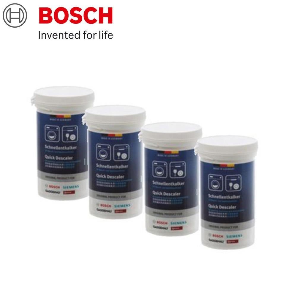 BOSCH 博世 洗衣機/洗碗機除垢劑組(250g 四入)