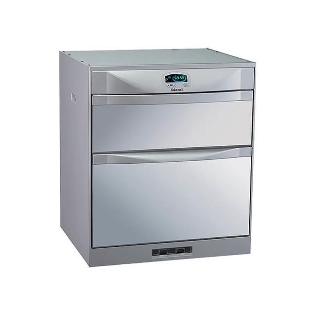 Rinnai 林內 【南紡購物中心】 【RKD-5053(P)】落地烘碗機(雙門抽屜/臭氧/50cm)(含全台安裝)