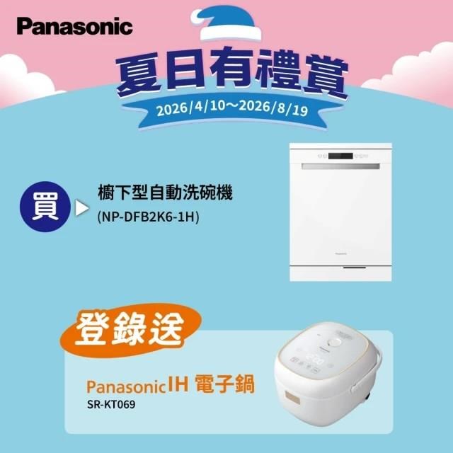 Panasonic 國際牌 15人份 獨嵌式自動洗碗機 NP-DFB2K6 含基本安裝