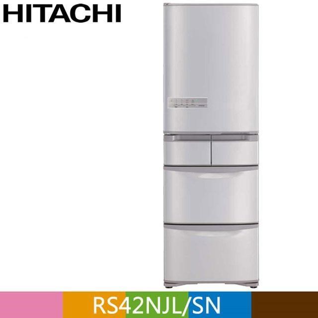 推奨品】日立 R-K40TL S 冷蔵庫 401L・左開き シルバー RK40TL S