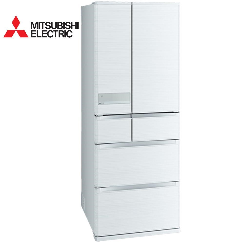 MITSUBISHI 三菱525公升日本原裝變頻六門電冰箱MR-JX53C絹絲白(W)(12