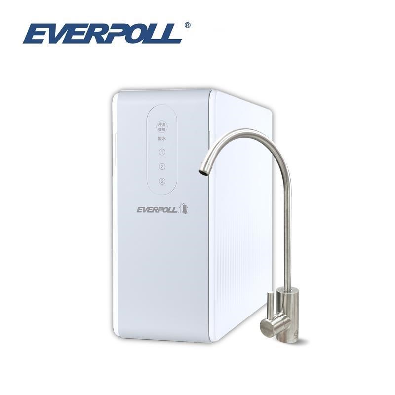 EVERPOLL 愛科濾淨 直出RO淨水器 RO-600 搭配LF認證無鉛不鏽鋼單冷鵝頸龍頭
