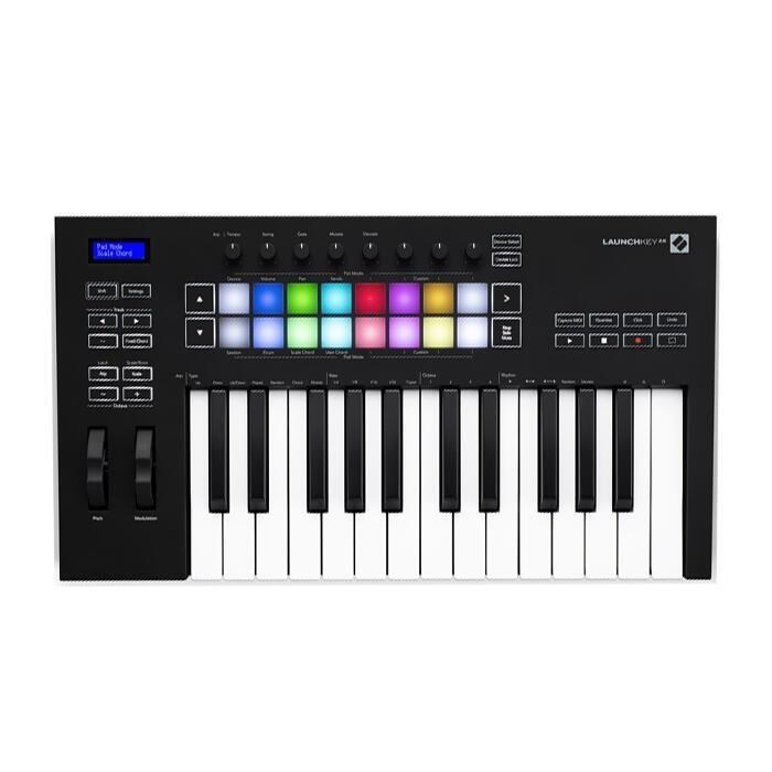 Novation 【南紡購物中心】 25鍵主控鍵盤  LaunchKey 25 MK3 控制鍵盤 MIDI鍵盤控制器