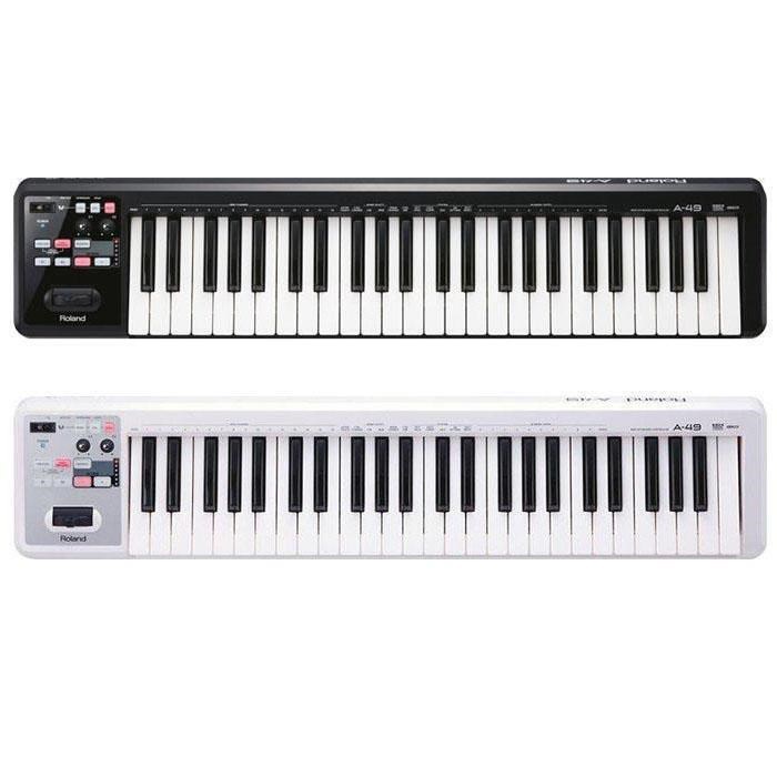 Roland 樂蘭 【南紡購物中心】  A-49 A49 MIDI控制鍵盤 49鍵 白色 黑色 可攜式 公司貨