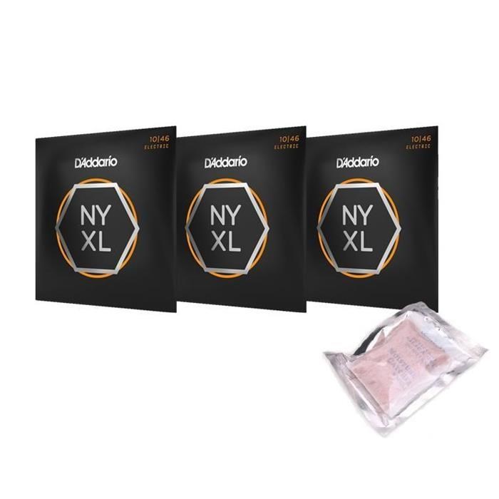 D'Addario NYXL 10-46 電吉他弦 三包裝