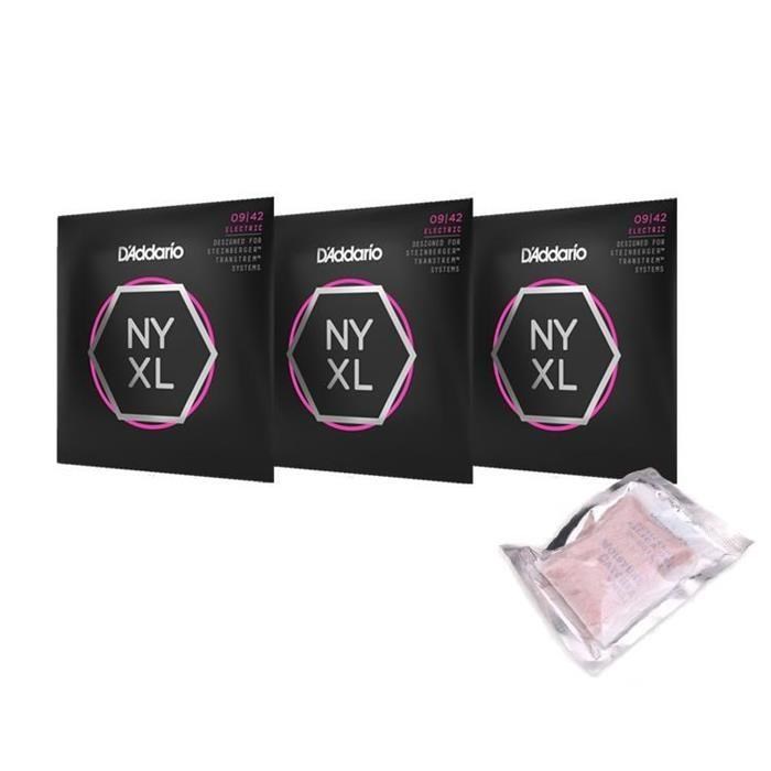 D'Addario NYXL 09-42 電吉他弦 三包裝