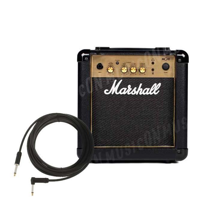 Marshall MG10 基本款電吉他音箱 導線捆裝優惠組合