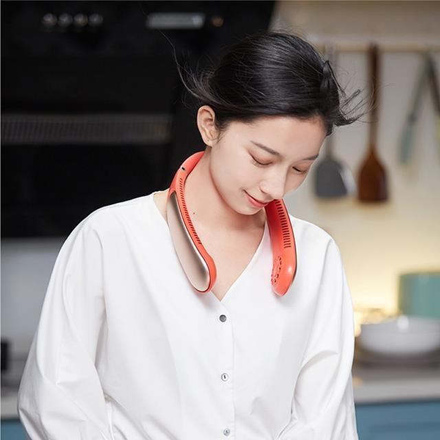 【南紡購物中心】  iFan8 便攜式掛頸風扇(IF8)_粉