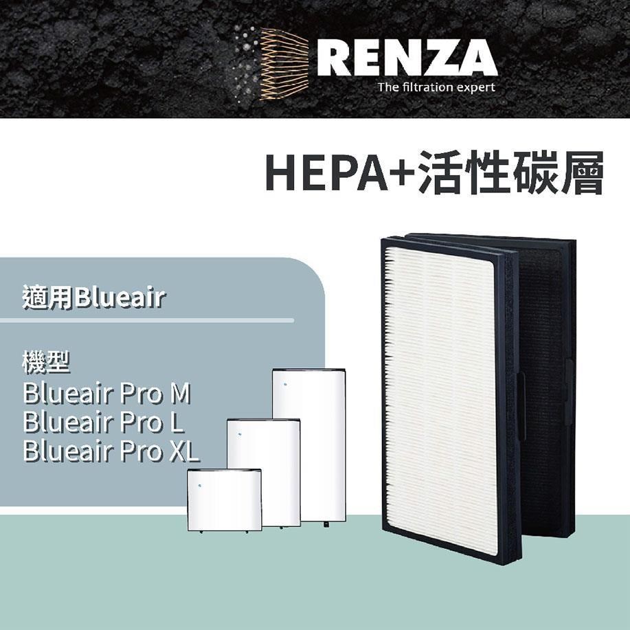 RENZA 適用Blueair Pro M / L / XL Pro SmokeStop 微粒濾芯 空氣清净機耗材
