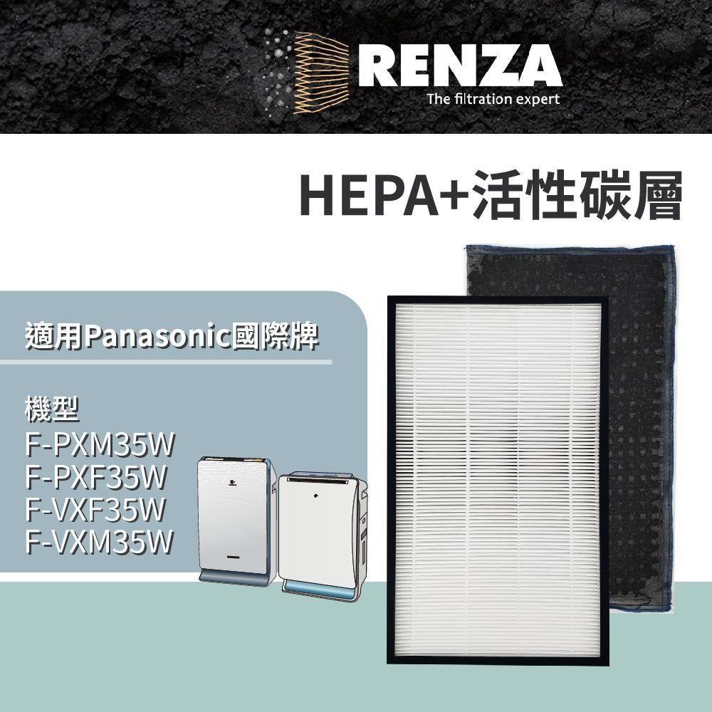 RENZA 濾網 適用Panasonic國際牌F-PXM35W PXF35W VXF35W ZXFP35W 濾芯
