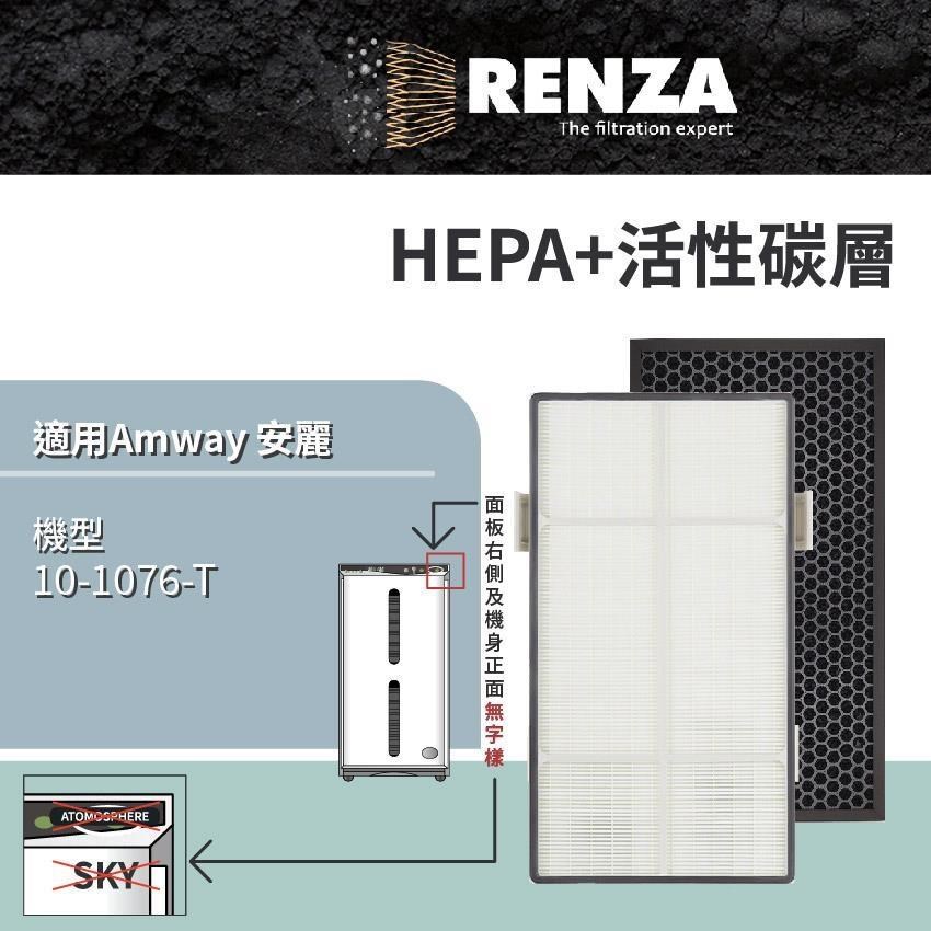 RENZA 適用Amway安麗10-1076-T第二代可互換二代ATS 醫療級HEPA活性碳 濾芯