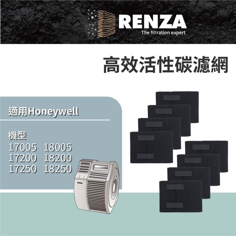 RENZA 適用Honeywell 17005 17200 17250 18005 18200 18250 HRF-APP1 活性碳濾網