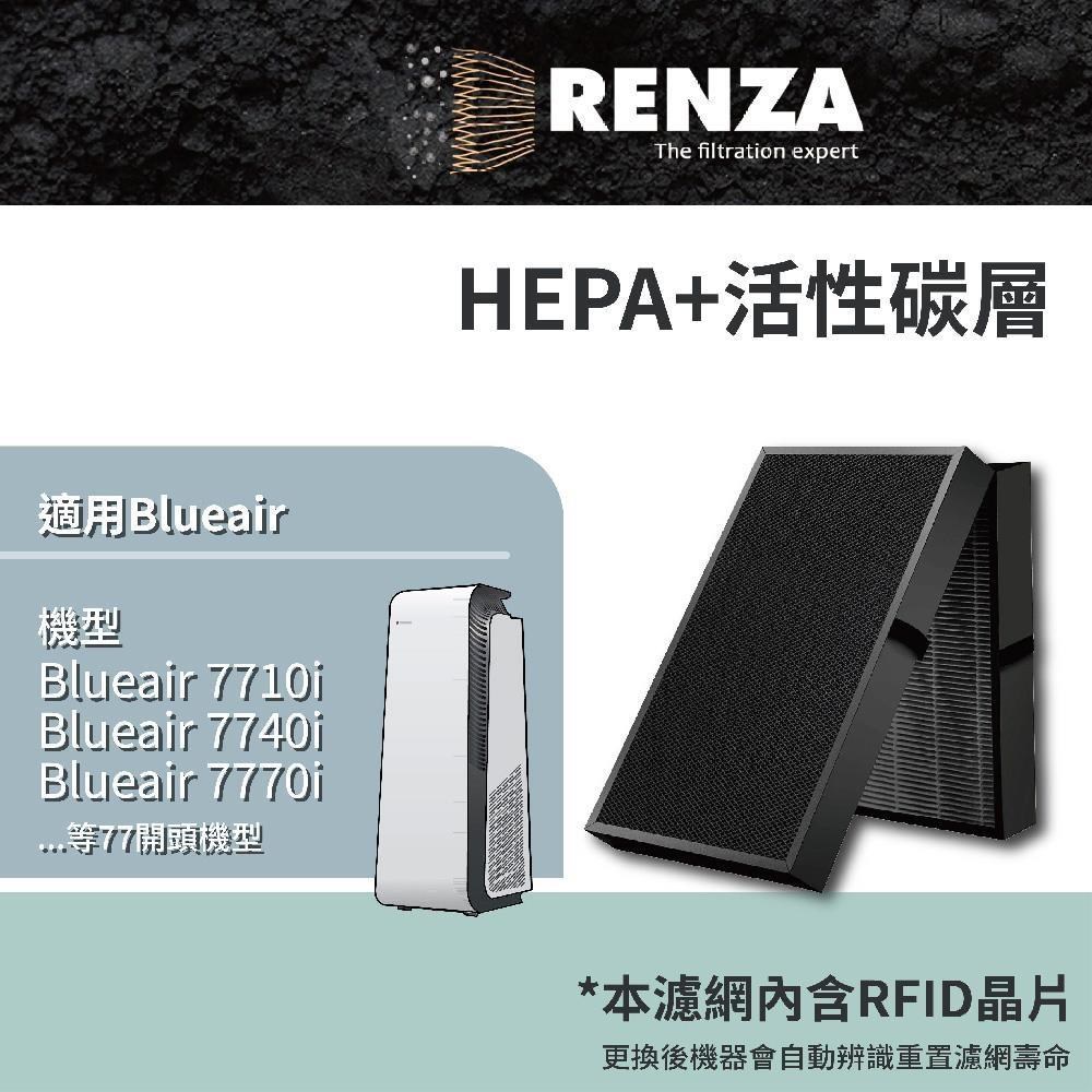 RENZA 適用Blueair 7710i 7740i 7770i Health Protect 空氣清淨機 7700濾網