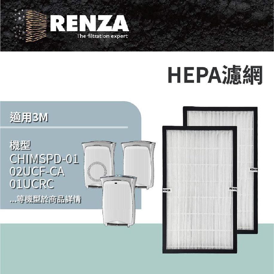 RENZA 3M Filtrete 超濾淨型超質版 高效版CHIMSPD-01UCRC 02UCLC濾網 2片裝