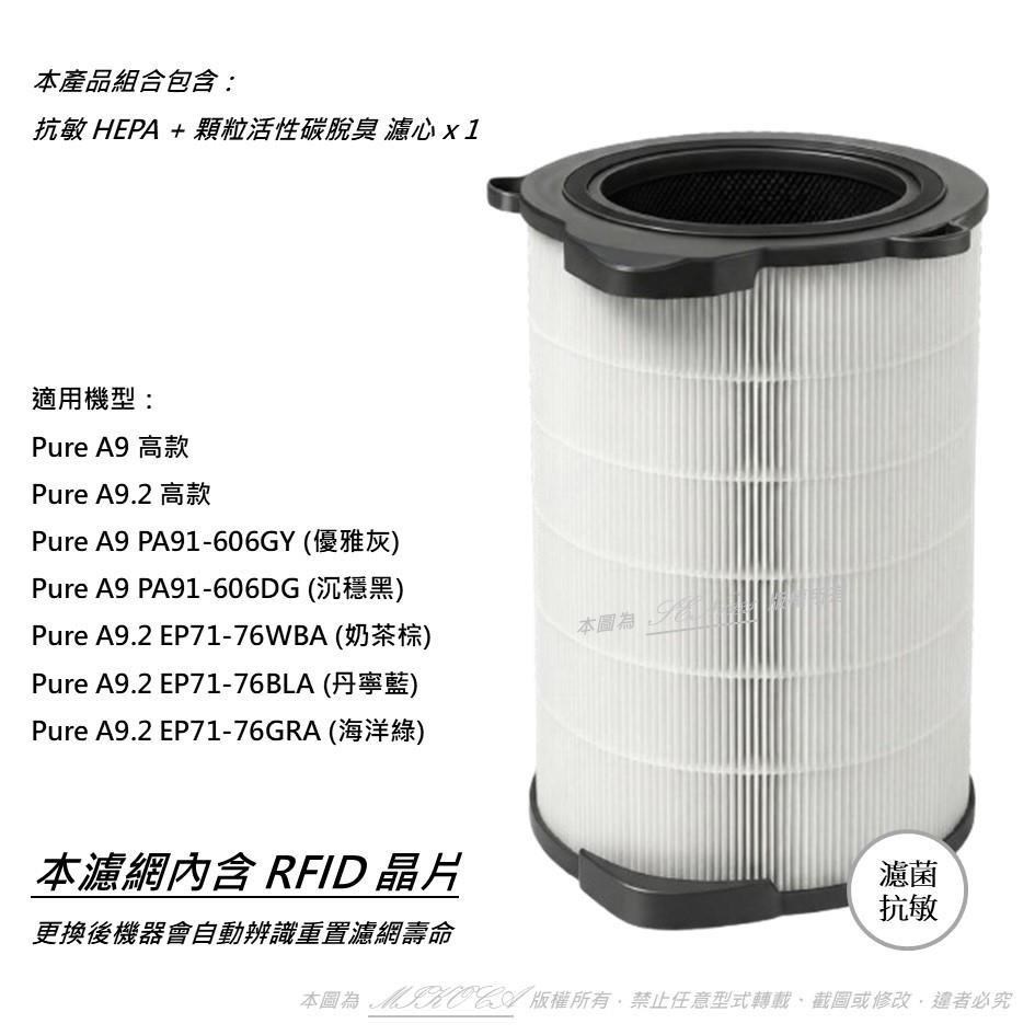 米歐 高款 適用 Electrolux 伊萊克斯 Pure A9 空氣清淨機 PA91-606GY PA91-606DG
