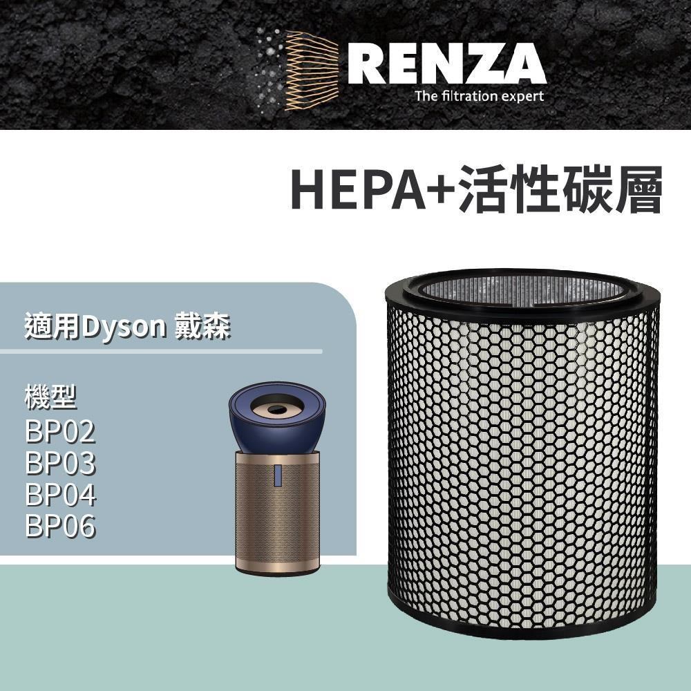 RENZA Dyson 戴森 BP03 BP04 BP06 強效極靜甲醛偵測空氣清淨機 HEPA+活性碳