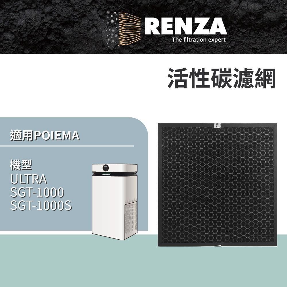RENZA 適用 POIEMA ULTRA SGT-1000 SGT-1000S 空氣清淨機 活性碳濾網 濾芯 濾心