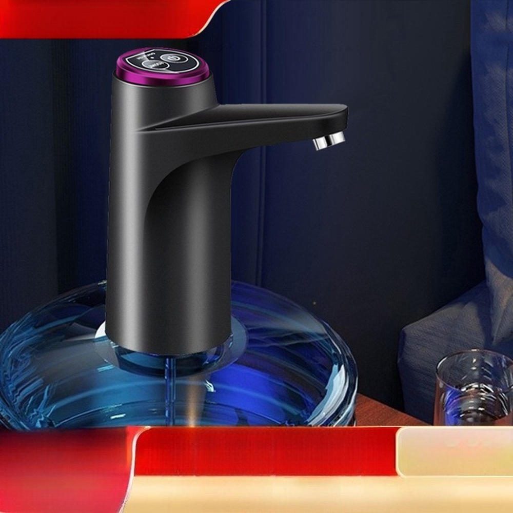 【Quality 聚家】 桶裝水取水器 廚房飲水機 家用水桶壓水器 吸水器 電動抽水器(兩檔出水/USB快充)