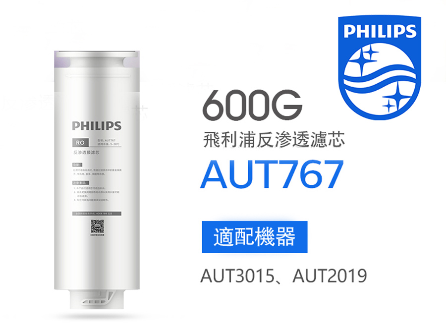 MAXTEC 美是德 PHILIPS飛利浦 AUT767 RO濾芯 600G大通量, 不是400G小通量喔 !!