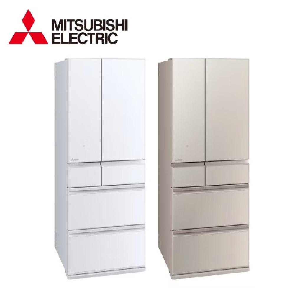 MITSUBISHI 三菱 日製六門607L 變頻玻璃鏡面冰箱 -MR-WZ61N-含基本安裝+舊機回收