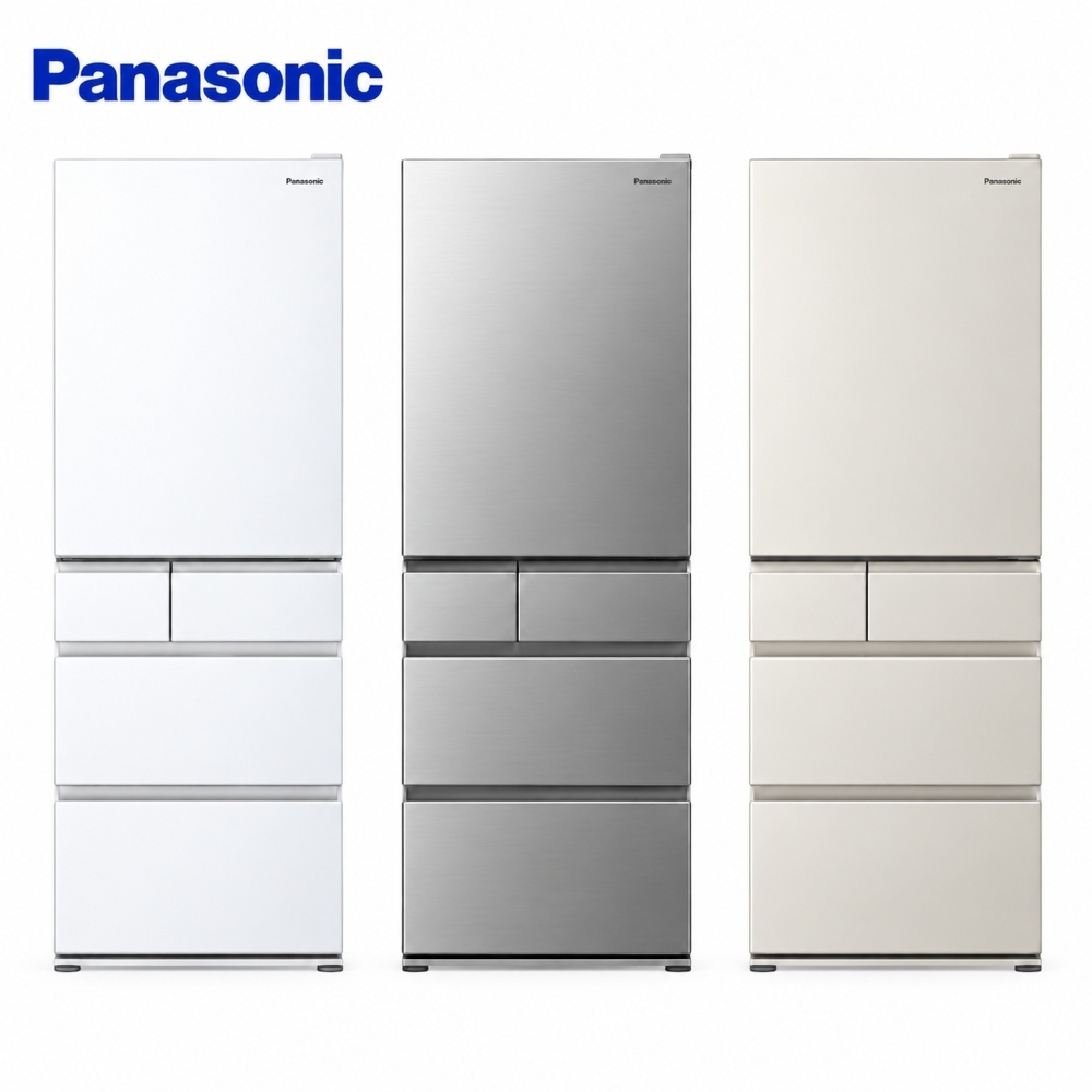 Panasonic 國際牌 日製五門502L變頻鋼板冰箱 NR-E509XT 含標準安裝與回收舊機