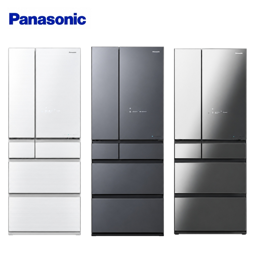 Panasonic 國際牌 日製600L六門鏡面玻璃變頻電冰箱 NR-F603WX 含標準安裝與回收舊機