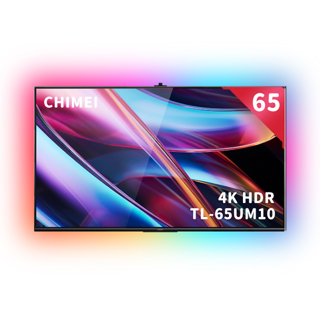 CHIMEI 奇美 65型 4K MiniLED-144Hz Google TV液晶顯示器 含超薄壁掛架+電視情境燈 (TL-65UM10)