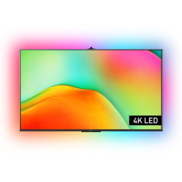 43吋4K HDR Airplay Google TV AI智慧連網液晶電視 含超薄壁掛架+電視情境燈 (TN-43W80BGT)