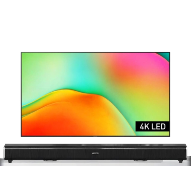43吋4K HDR Airplay Google TV AI智慧連網液晶電視(TN-43W80BGT)+2.2聲道全音域環繞聲霸