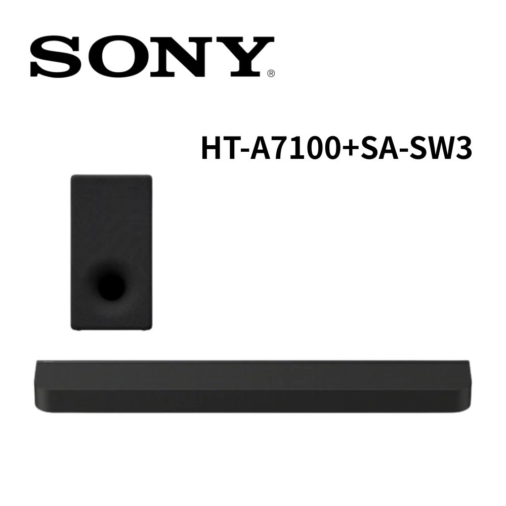 SONY 索尼 HT-A7100+SA-SW3(聲霸+無線重低音喇叭)