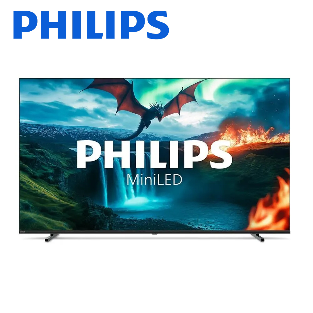 PHILIPS 飛利浦 55型4K MiniLED 144Hz Google TV 智慧聯網顯示器 55MLED800 (含基本安裝)
