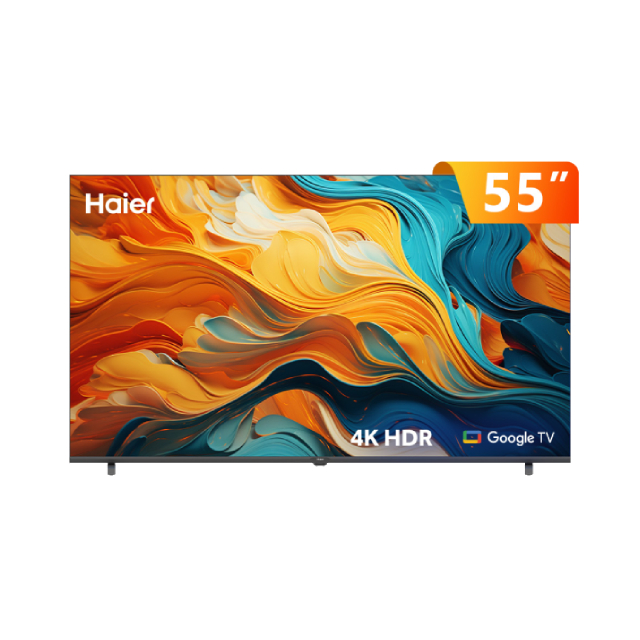 Haier 海爾 55型4K 120Hz DLG Google TV 德國護眼認證 AI智慧遊戲顯示器 含WIFI攝影機 H55K85GUX