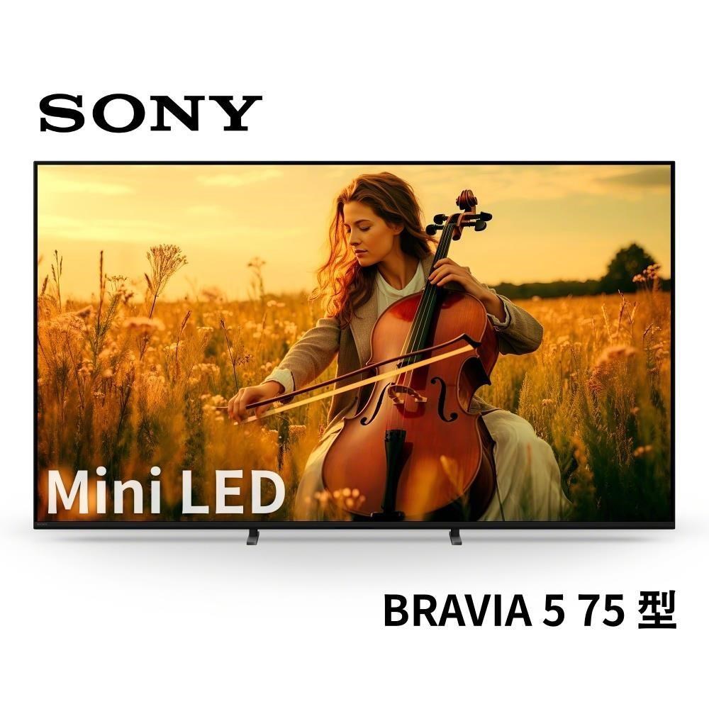 SONY 索尼 75吋 XR Mini LED 4K HDR Google TV顯示器 Y-75XR50