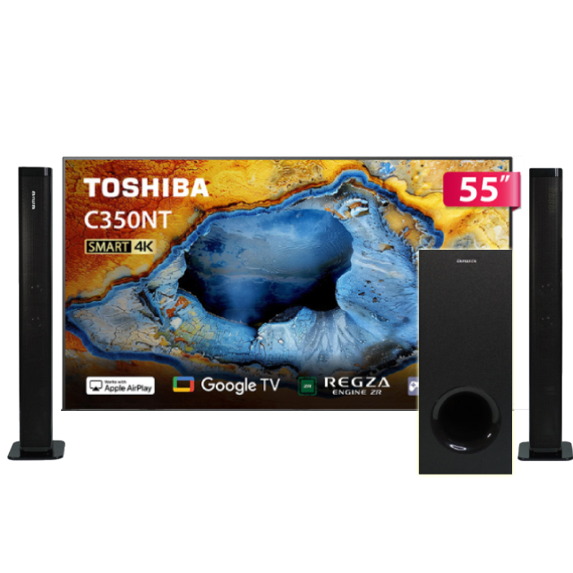 TOSHIBA 東芝55型《LED》4K GOOGLE TV液晶顯示器55C350NT - PChome 24h購物