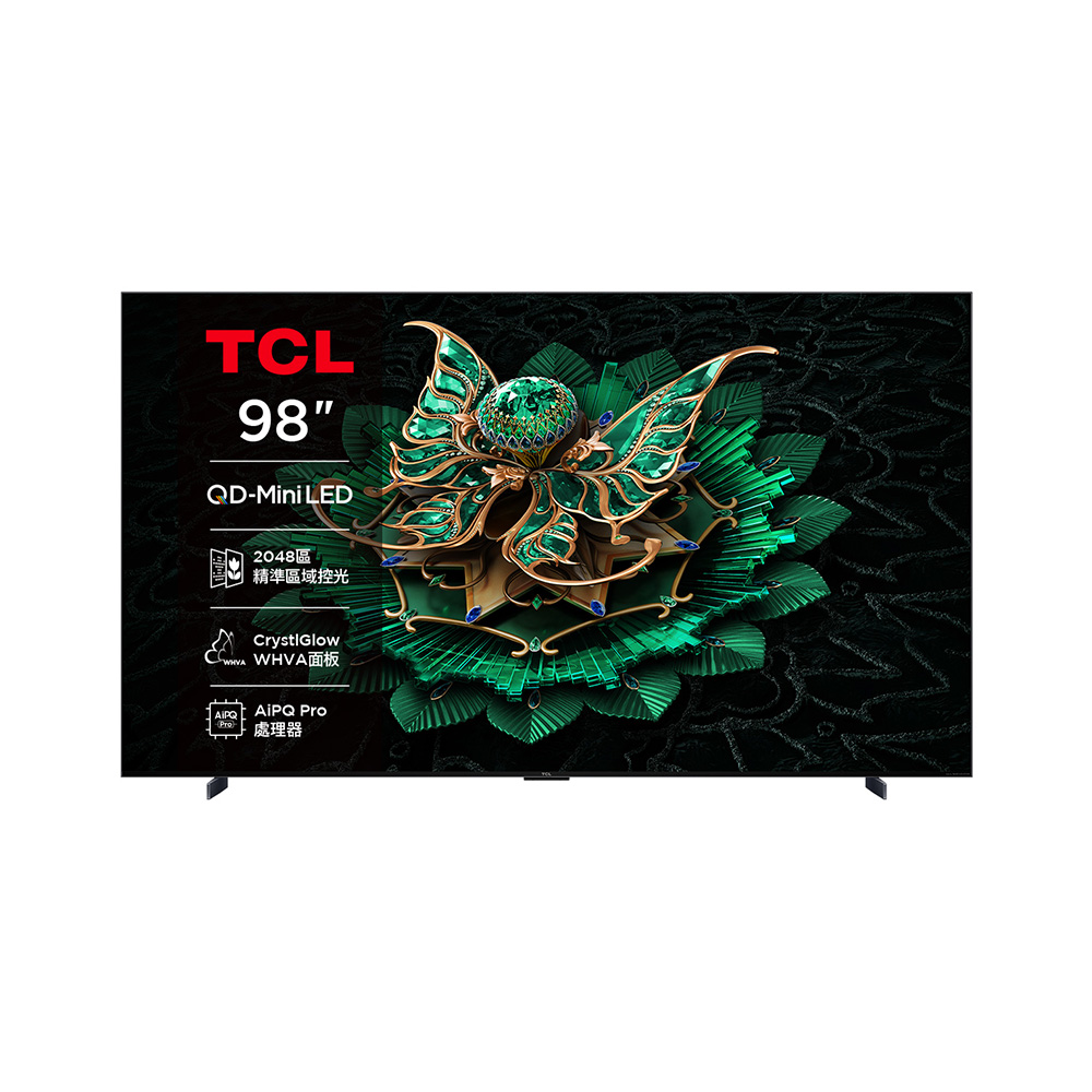 TCL 官方旗艦館 98吋 C7K 頂級QD-Mini LED Google TV 量子智能連網液晶顯示器(98C7K)
