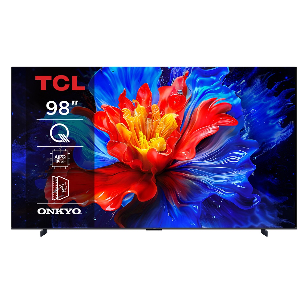 TCL 官方旗艦館 98吋4K 原生144Hz QLED APPLE認證 Google TV AI量子智能連網液晶顯示器 (98P8K)