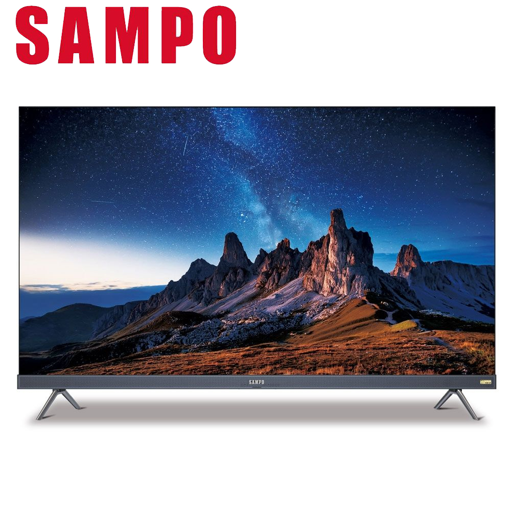 SAMPO 聲寶 43吋 QLED 聯網電視120Hz 量子點+視訊盒 QM-43AIQ3220 (僅運送不含拆箱/安裝)