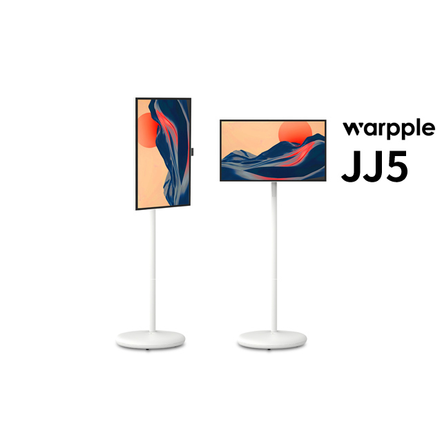 Warpple 27型 移動式觸控智慧螢幕轉轉閨蜜機 含K歌音響(無線麥克風) (Pro JJ5)/閨蜜機/顯示器/移動電視