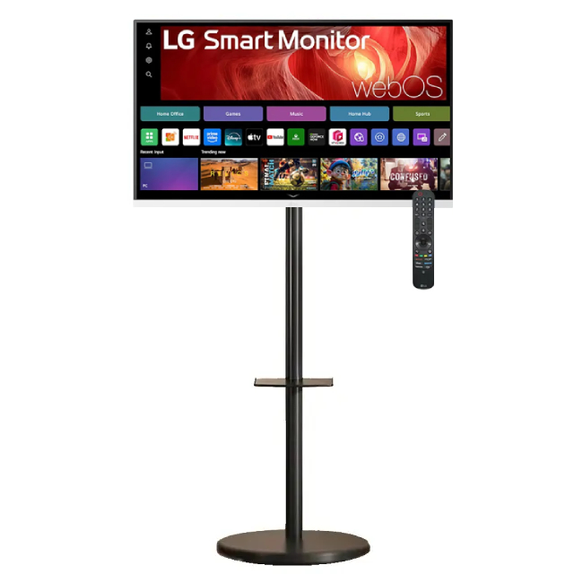 LG 樂金 Smart Monitor 斜槓機 Duo 32 4K 移動式智慧螢幕(31.5吋/4K/HDMI/VA) 32U720SA-W