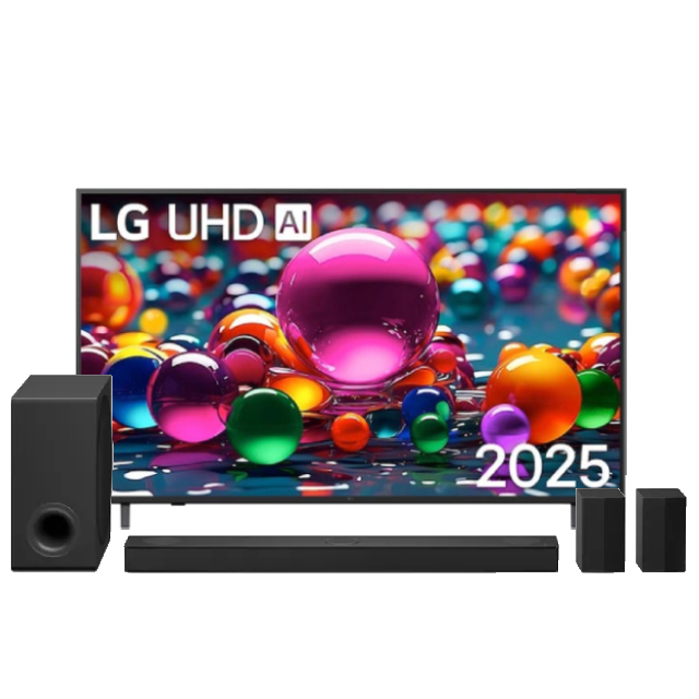 LG 樂金 65型 4K UHD 75系列 智慧聯網顯示器 + LG 5.1.3 聲道立體環繞聲霸(65UA7550PTA+S80TR)