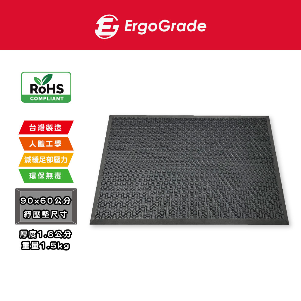ErgoGrade 抗疲勞紓壓墊/減壓墊/舒壓墊/止滑墊/運動墊/久站防護/舒壓(EGMAT960)（其他規格）