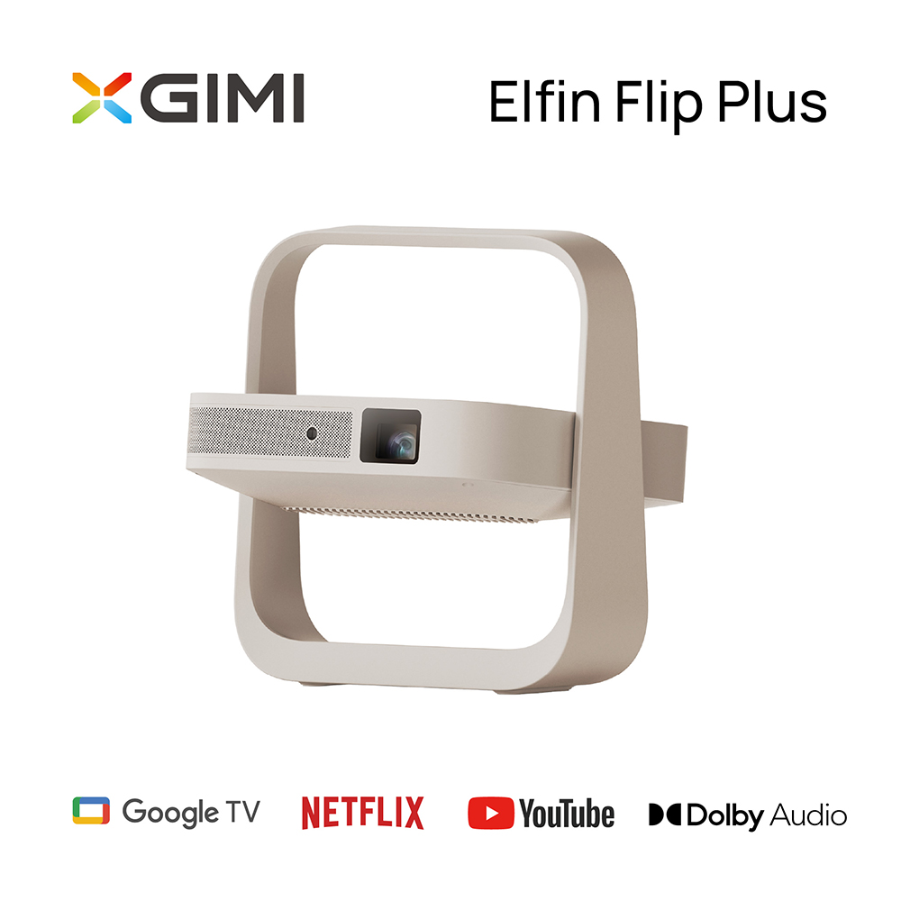 XGIMI 極米 精靈 Elfin Flip Plus Google TV 薄型智慧投影機