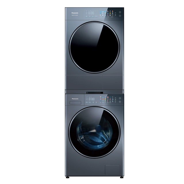 Panasonic 國際牌 12公斤洗脫滾筒洗衣機+10公斤熱泵式乾衣機(NA-VS120RW-B+NH-VS100HP-B)