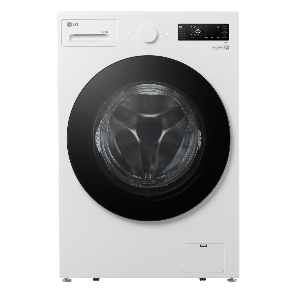 LG 樂金 15公斤AI DD蒸洗脫烘變頻滾筒洗衣機(WD-S15NDG)(雲朵白)