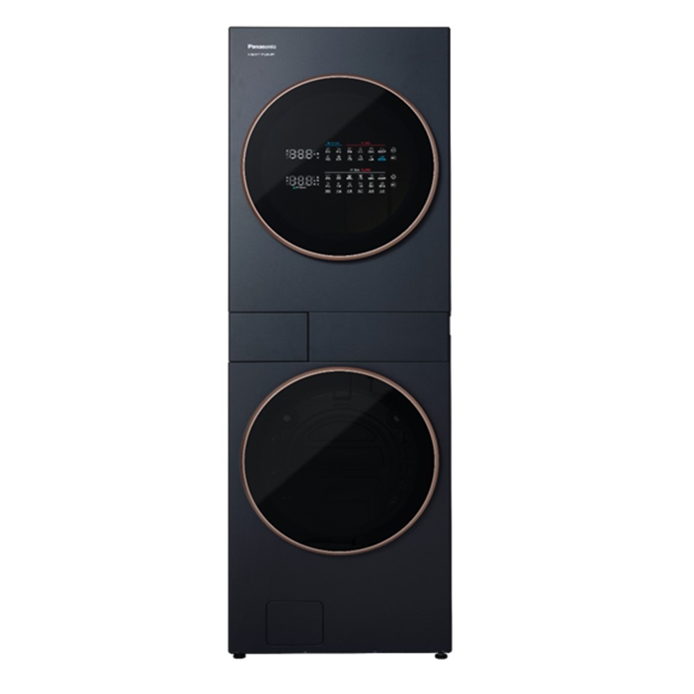 Panasonic 國際牌 15+15公斤AI智慧雙控洗乾衣機夜幕黑洗衣機【NA-V1515SP-K】