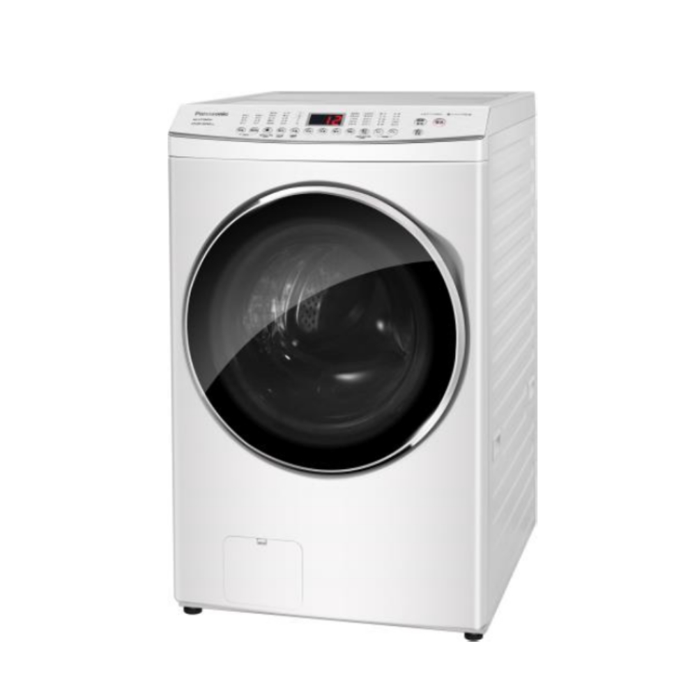 Panasonic 國際牌 17公斤滾筒洗脫烘晶鑽白洗衣機【NA-V170MDH-W】