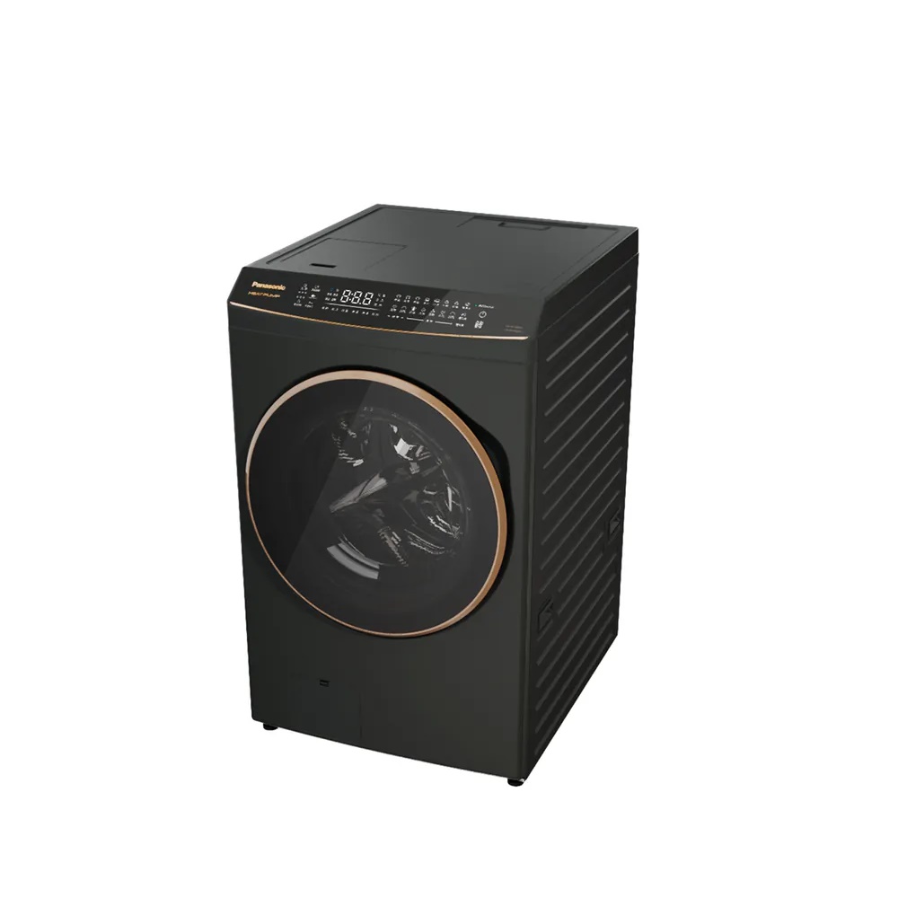 Panasonic 國際牌 15公斤熱泵式滾筒洗脫烘夜幕黑洗衣機【NA-V150RPH-K】