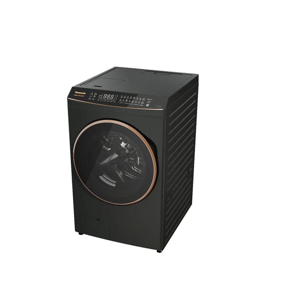 Panasonic 國際牌 17公斤熱泵式滾筒洗脫烘夜幕黑洗衣機【NA-V170RPH-K】